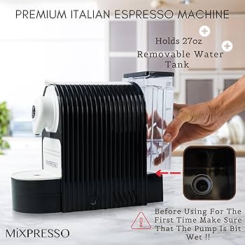 Amazon.com: Mixpresso White Espresso Coffee Machine